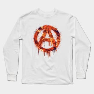 Anarchy Splat 2 Long Sleeve T-Shirt